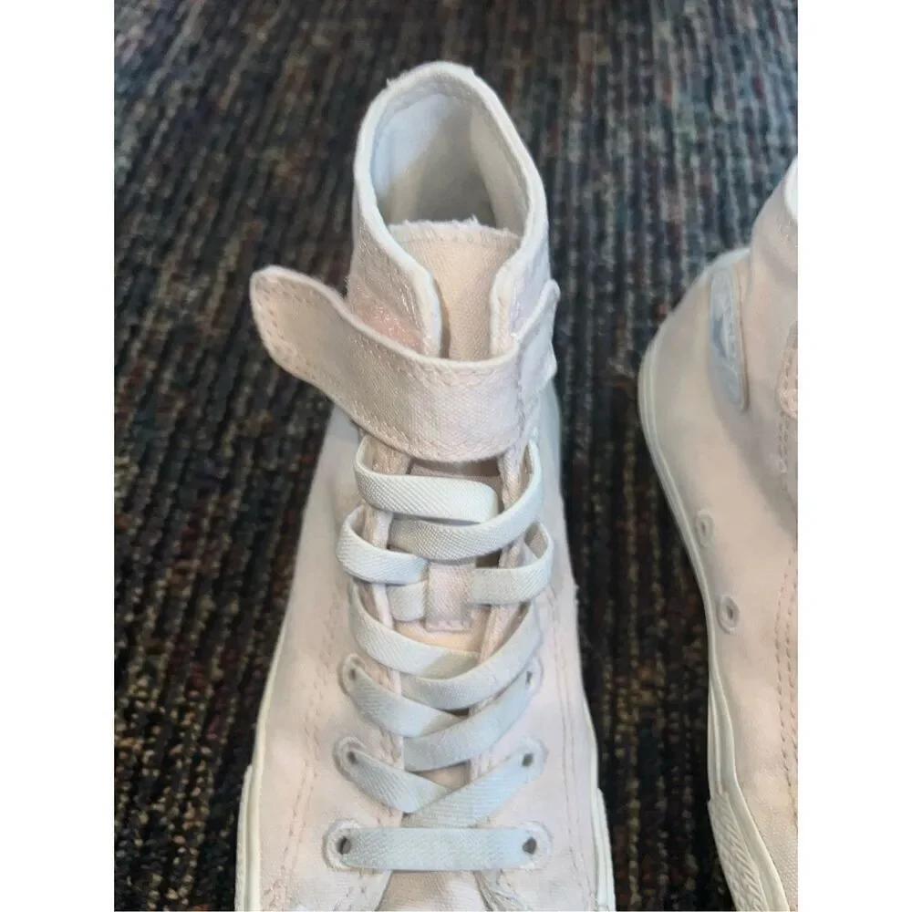 Girls Converse Chuck Taylor High Top Pink Sneakers